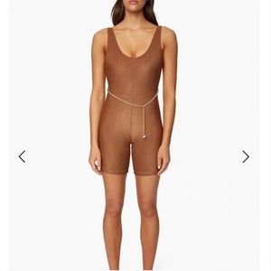 weworewhat scoop one piece workout NWT small